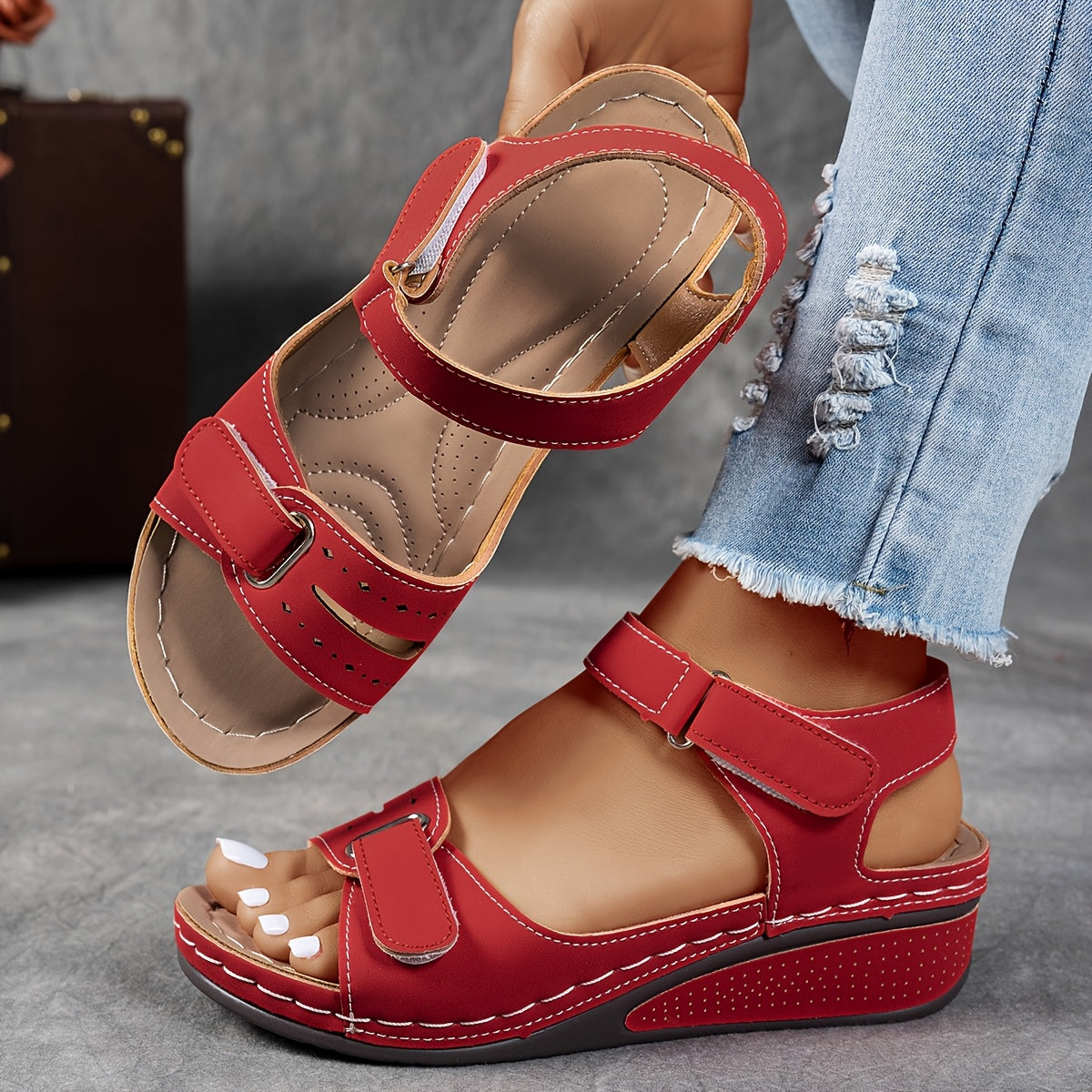 Orthopädische Sandalen mit stilvollem Design