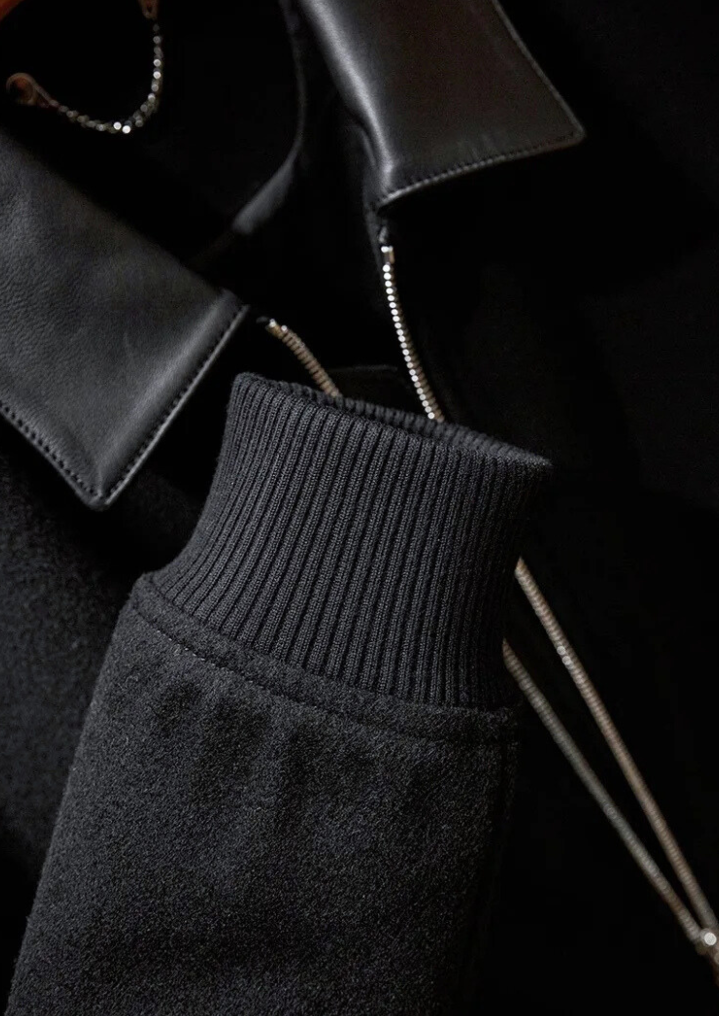 Premium Kaschmir Bomberjacke