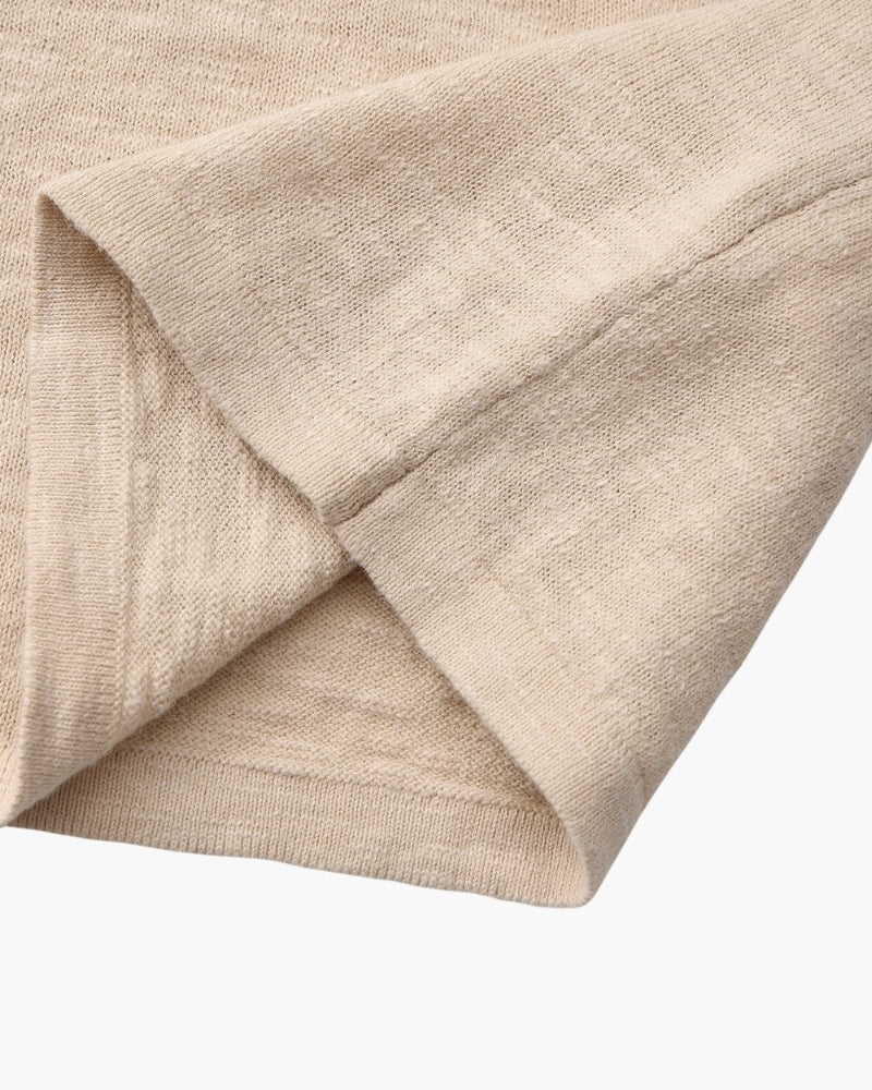 Essentieller Pullover aus Leinen und Baumwolle