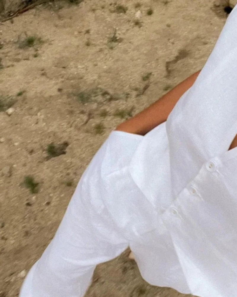 Signora Classy – Zweiteiliges Leinen-Set