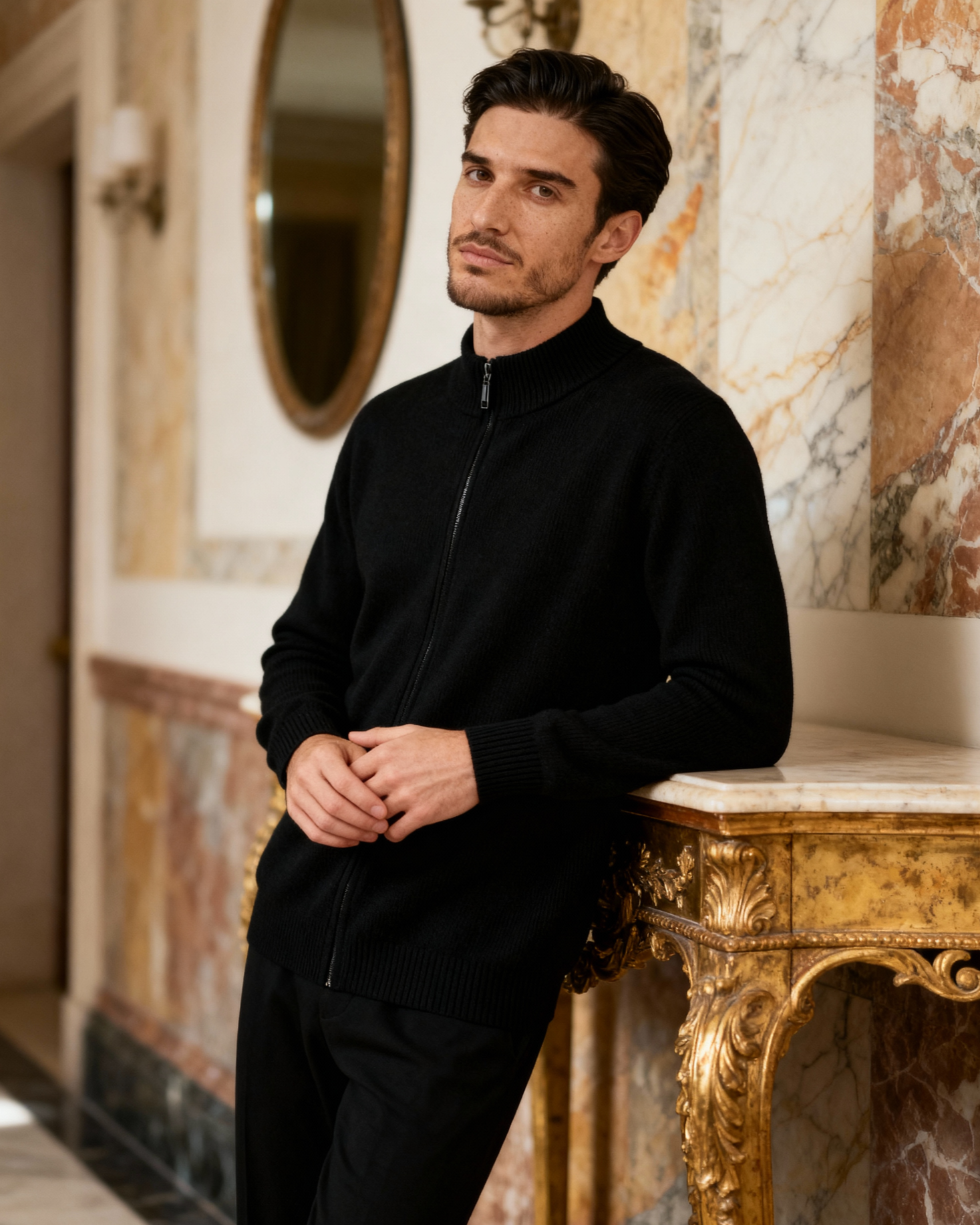 Herrenpullover mit Reißverschluss | Eleganz und täglicher Komfort