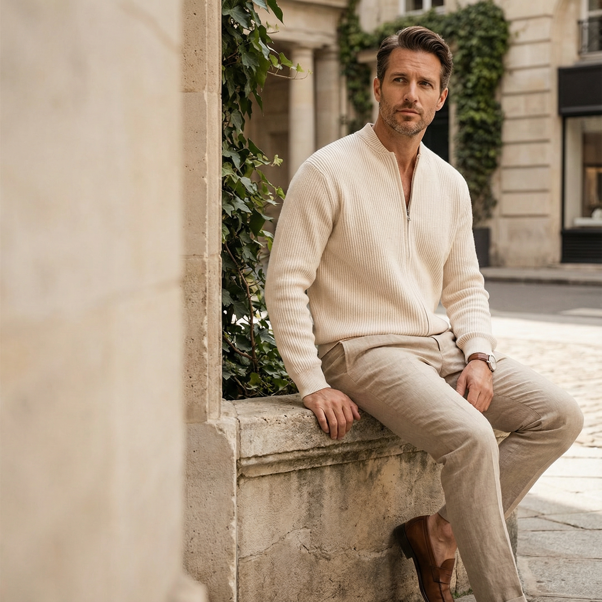 Strickweste mit Reißverschluss | Moderne Eleganz und täglicher Komfort