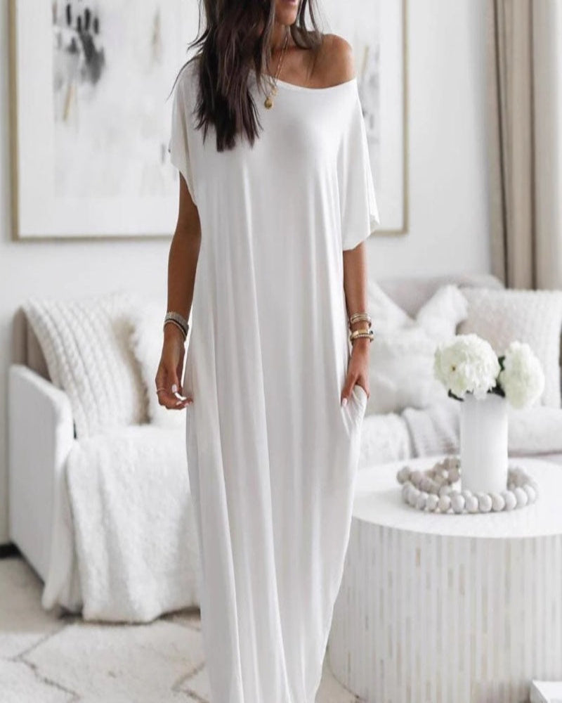 Elegantes Maxikleid mit Taschen | Leicht & Zeitlos
