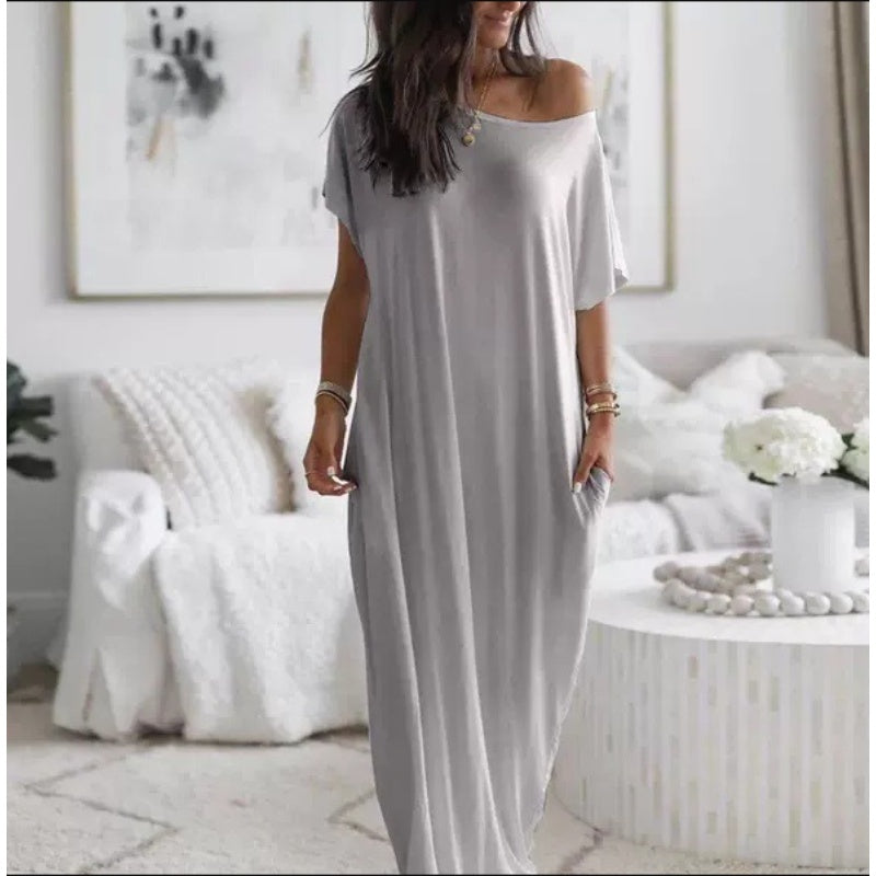Elegantes Maxikleid mit Taschen | Leicht & Zeitlos