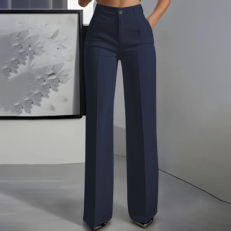 Damen-Anzughose mit hoher Taille
