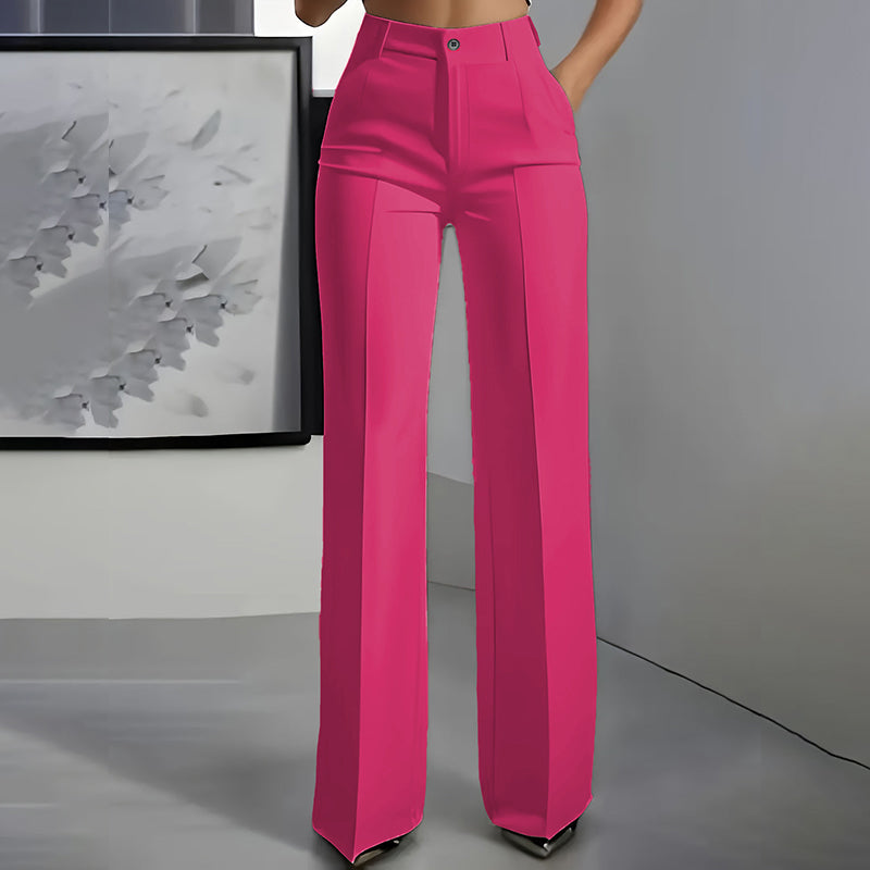 Damen-Anzughose mit hoher Taille
