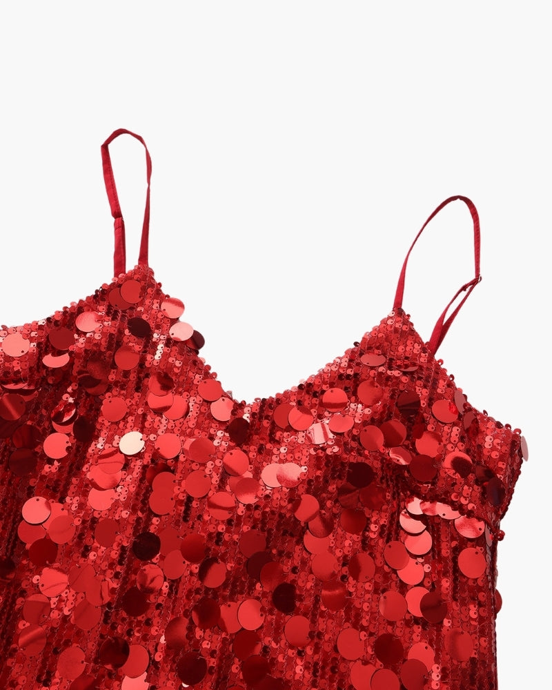 Pailletten Party Minikleid