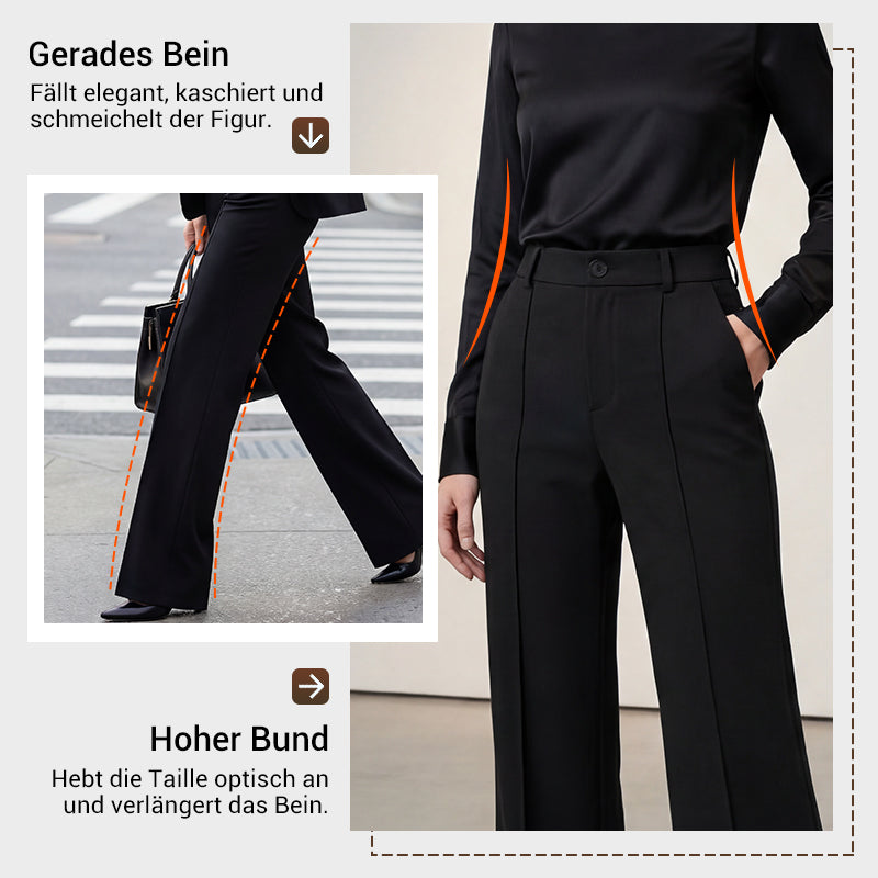 Damen-Anzughose mit hoher Taille