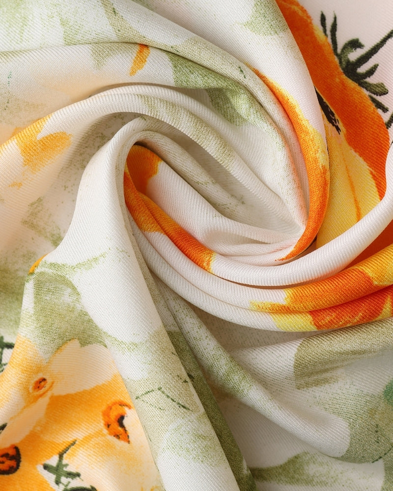 Impressionistischer Gartenschal im Old Money Stil