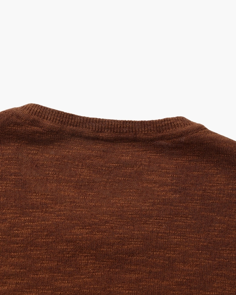 Essentieller Pullover aus Leinen und Baumwolle