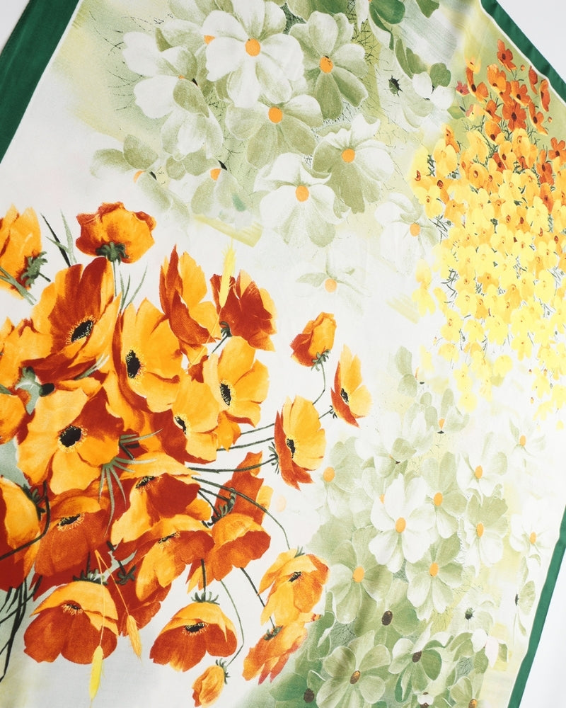 Impressionistischer Gartenschal im Old Money Stil