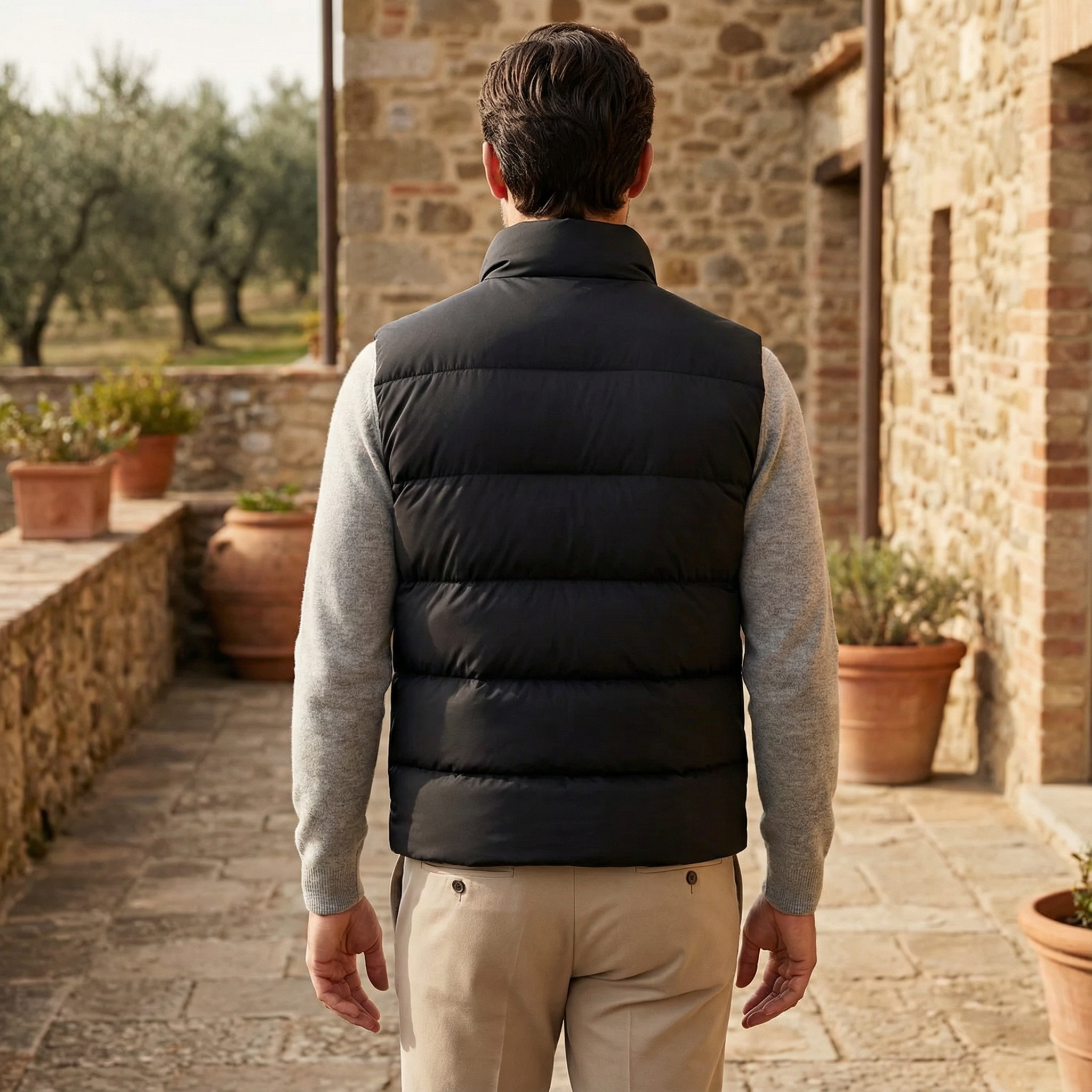 Isolierte Herren-Pufferweste | Leicht, warm und funktional