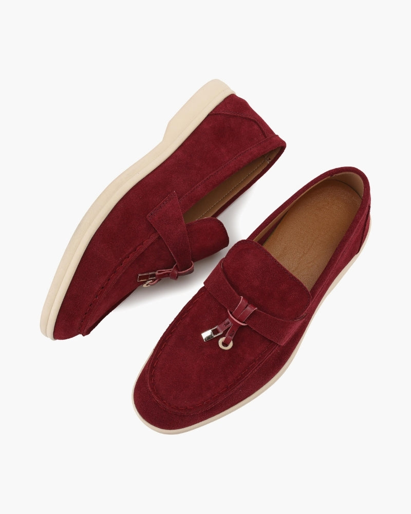 Old Money Wildleder Loafer für Damen