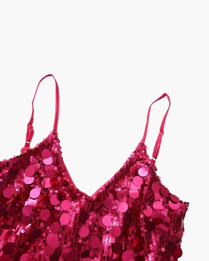 Pailletten Party Minikleid