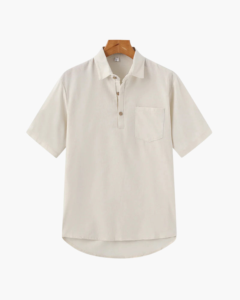 Casablanca Leinen Poloshirt
