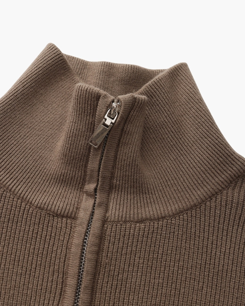 Raffinierter Half-Zip-Pullover