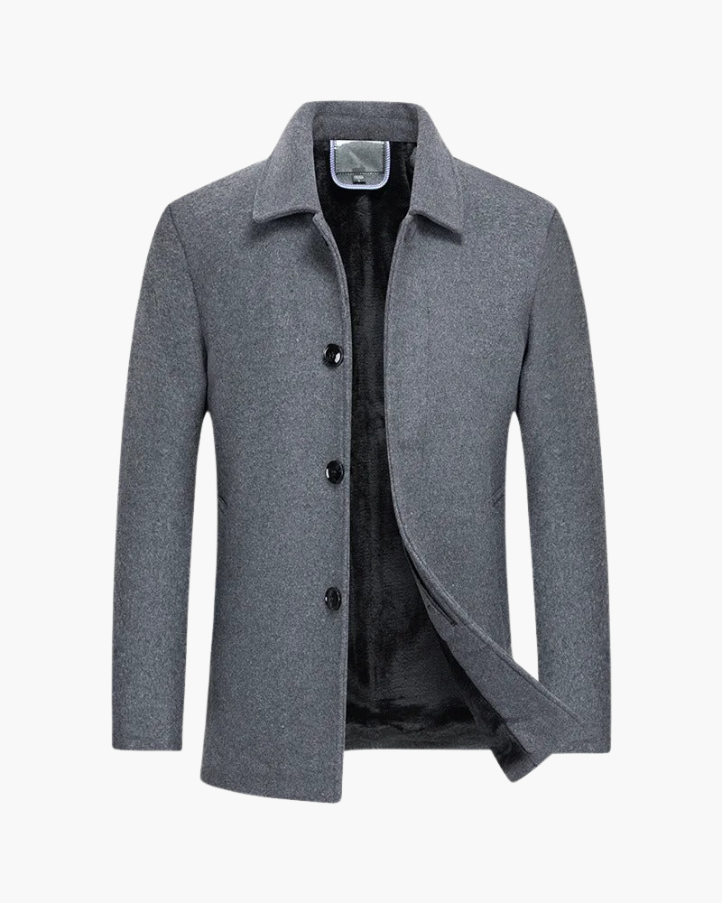 Wolljacke mit Fleece-Futter | Dezente Eleganz für den Alltag