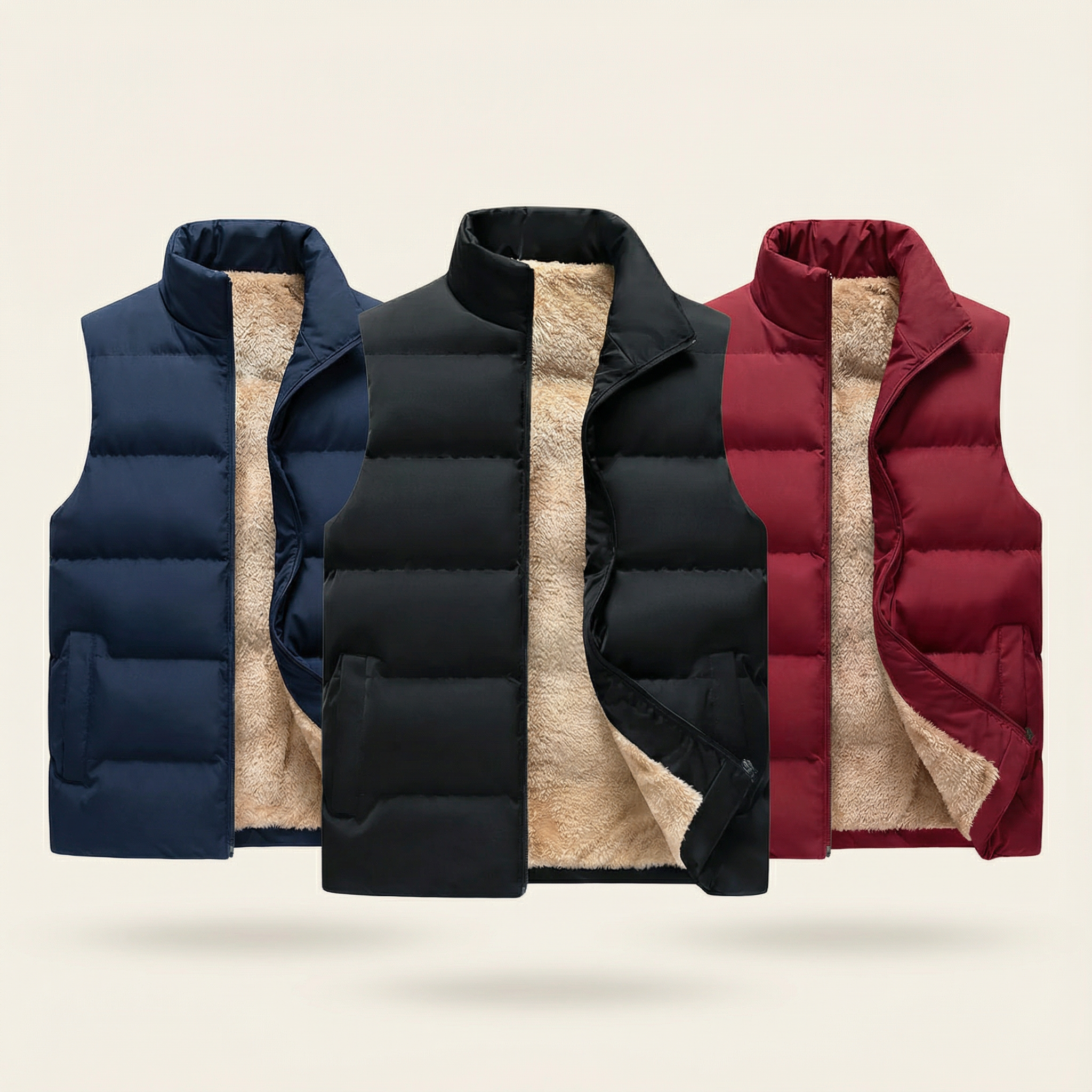 Isolierte Herren-Pufferweste | Leicht, warm und funktional