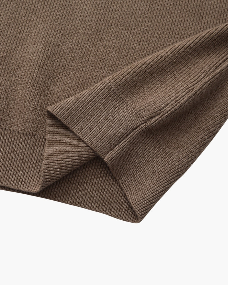 Raffinierter Half-Zip-Pullover