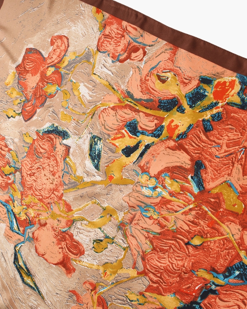 Impressionistischer Gartenschal im Old Money Stil