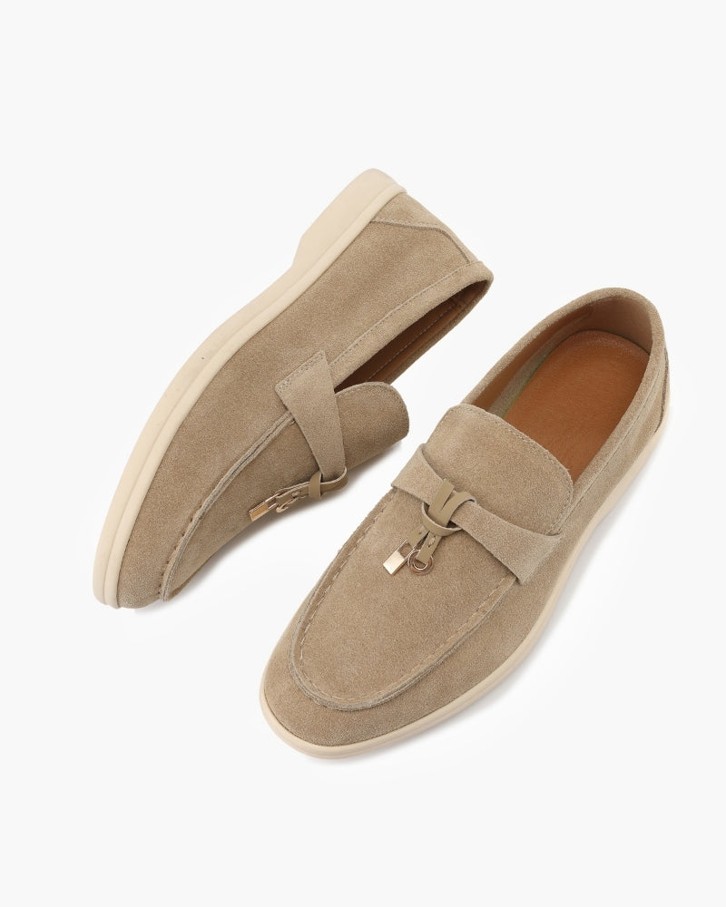 Old Money Wildleder Loafer für Damen