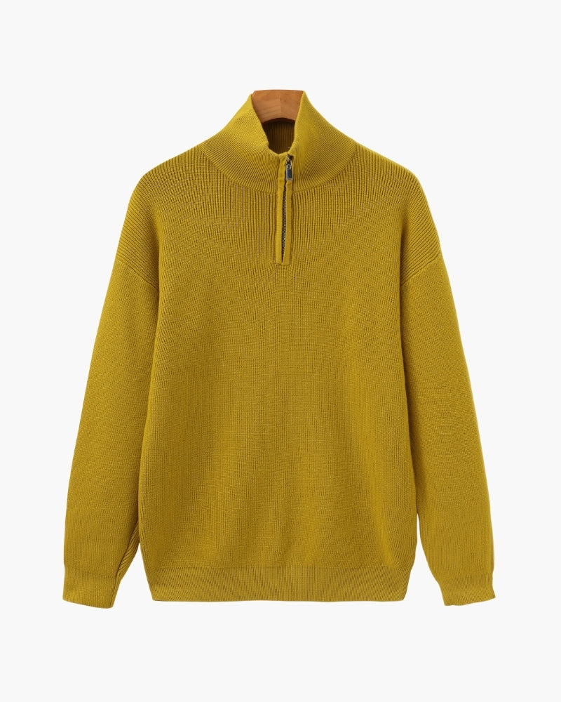 Raffinierter Half-Zip-Pullover