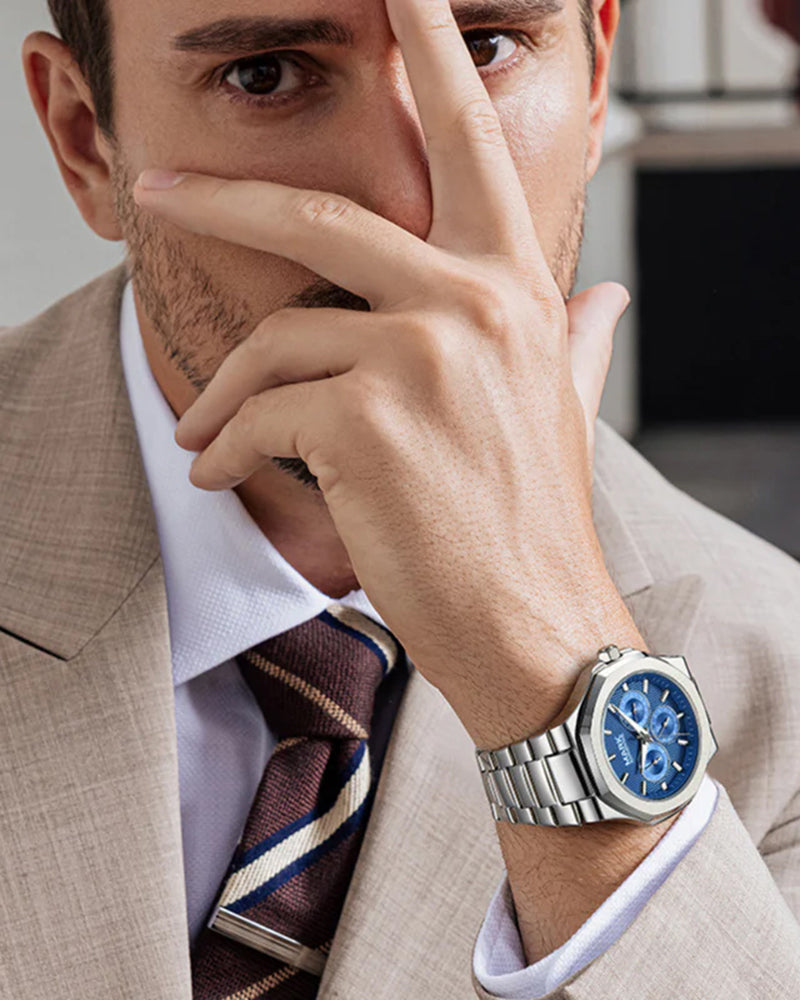 Edelstahl-Uhr (wasserdicht)