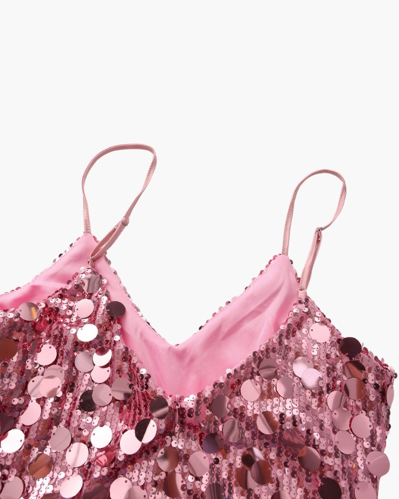 Pailletten Party Minikleid