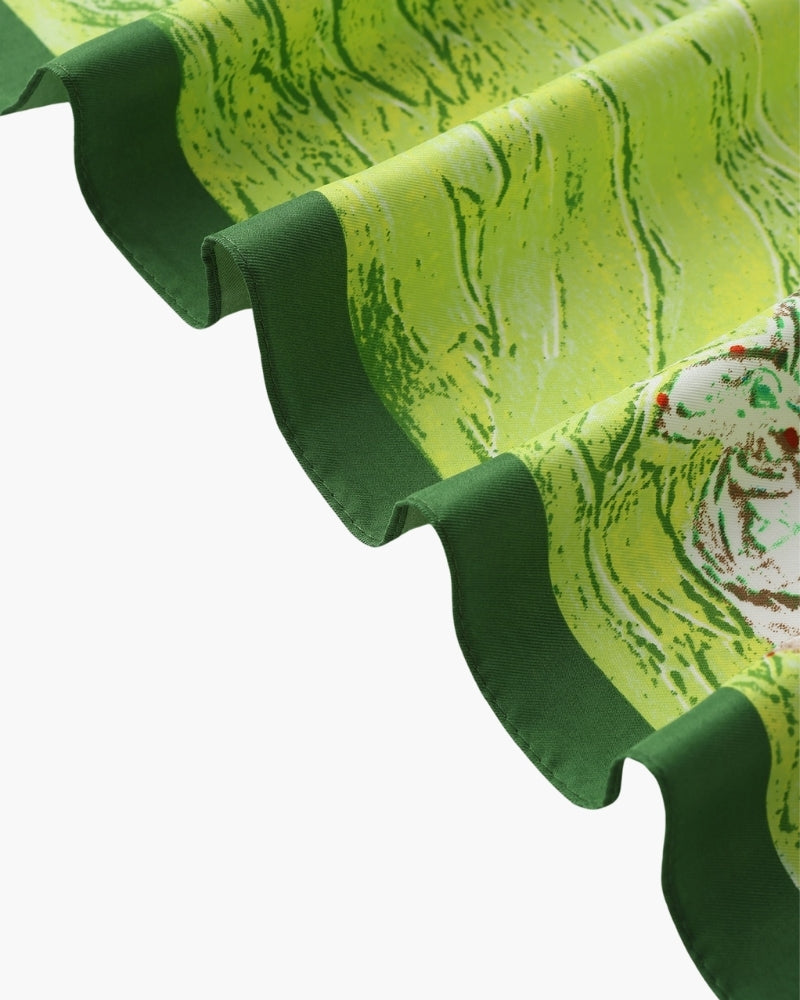 Impressionistischer Gartenschal im Old Money Stil