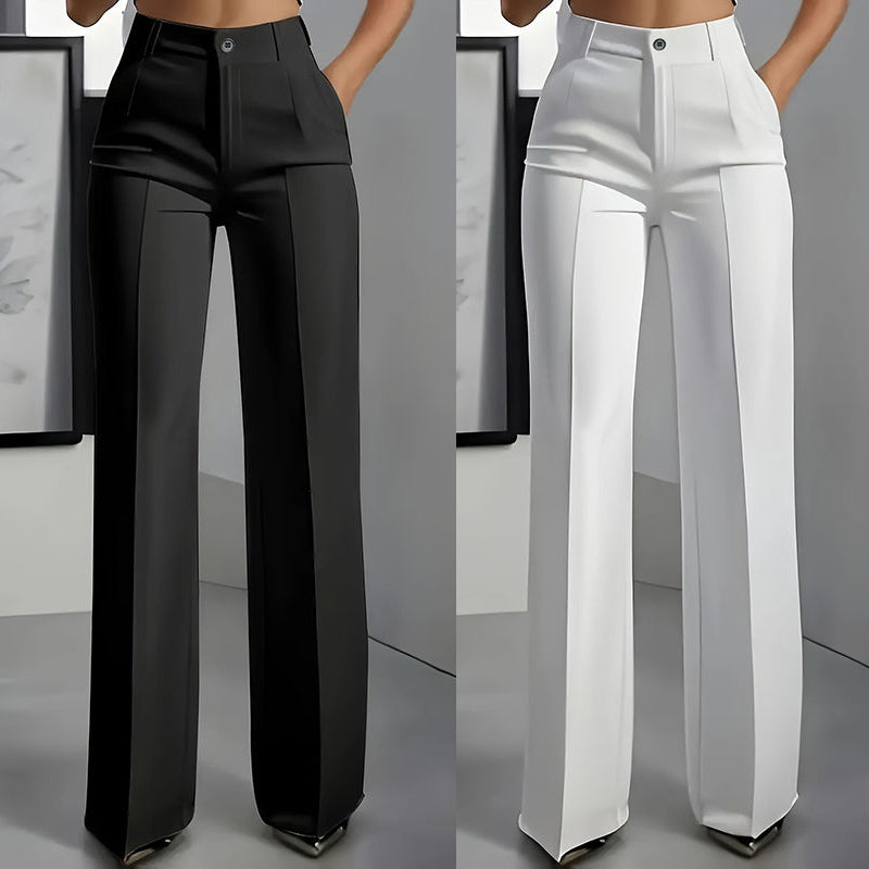 Damen-Anzughose mit hoher Taille