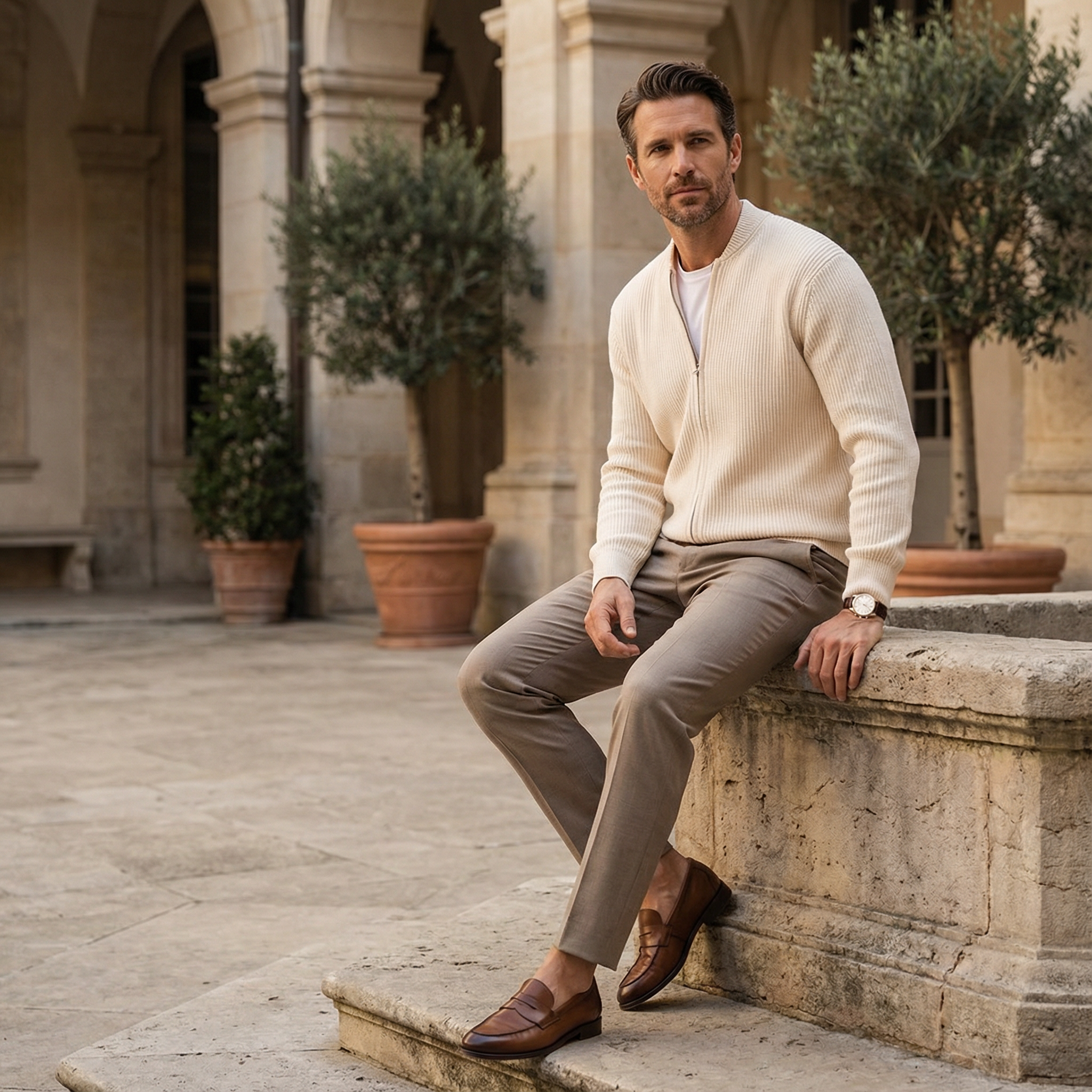 Strickweste mit Reißverschluss | Moderne Eleganz und täglicher Komfort