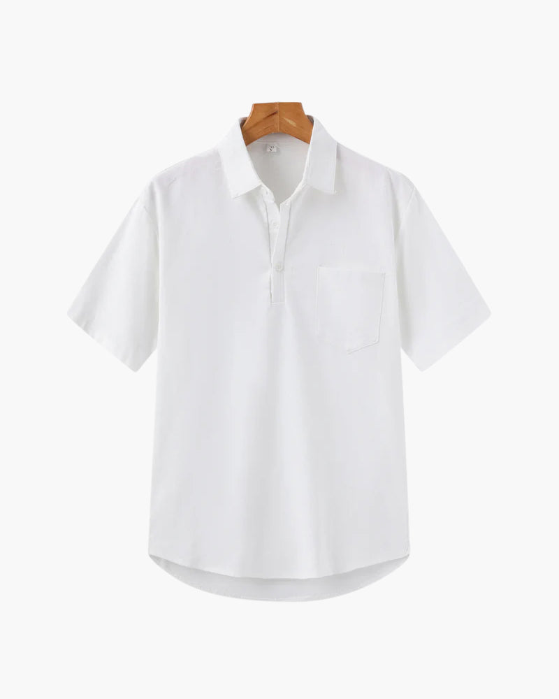 Casablanca Leinen Poloshirt