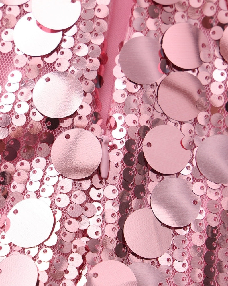 Pailletten Party Minikleid