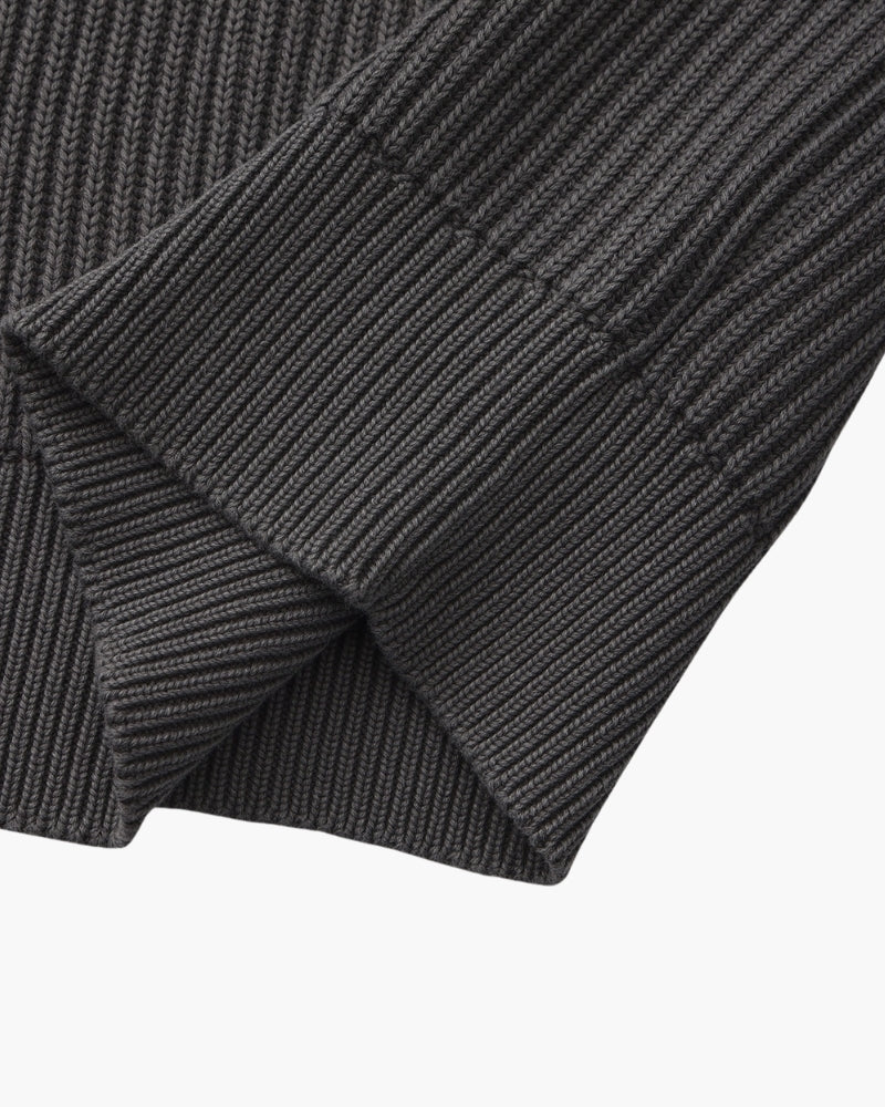 Gestreifter Rundhals-Pullover