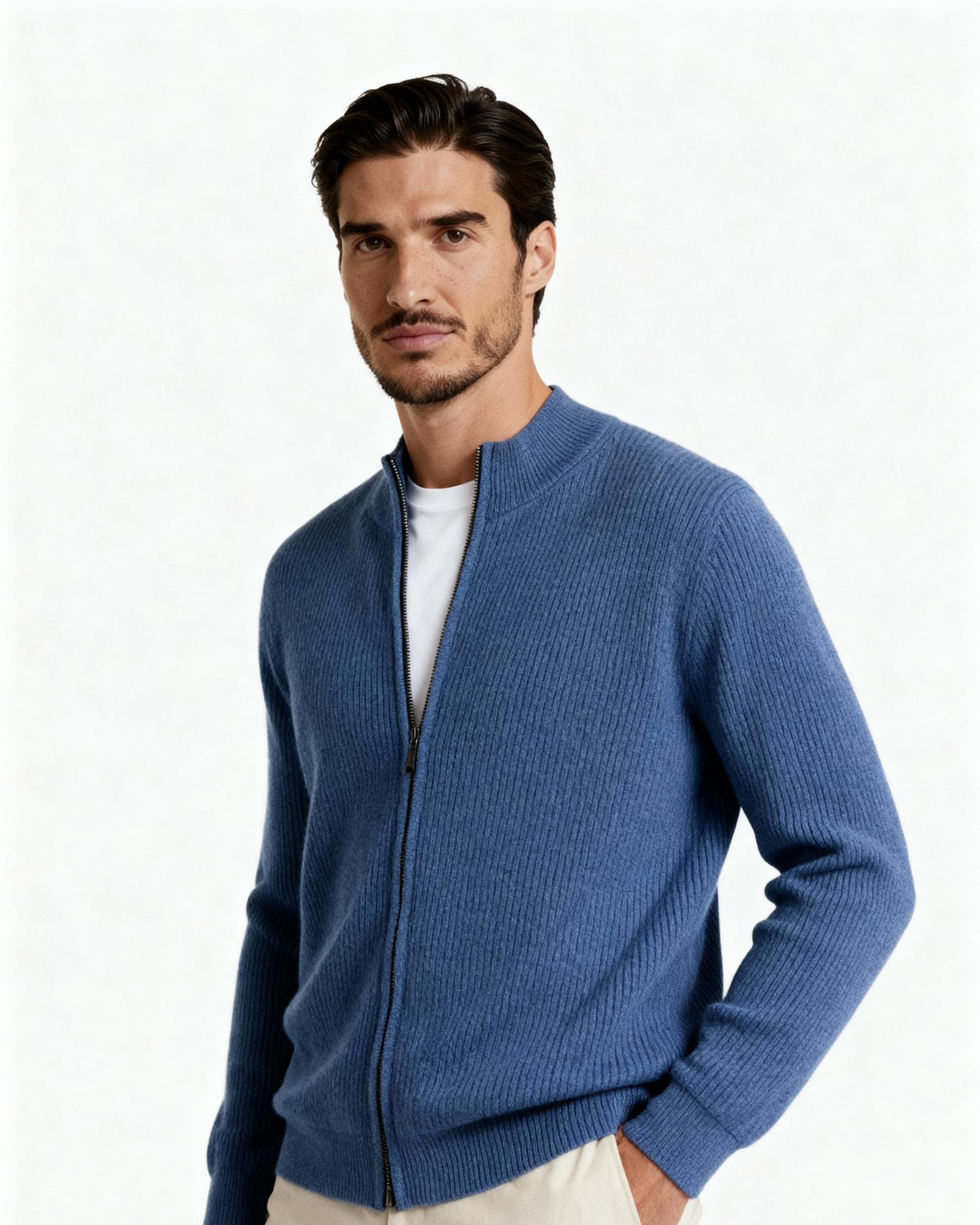 Herrenpullover mit Reißverschluss | Eleganz und täglicher Komfort