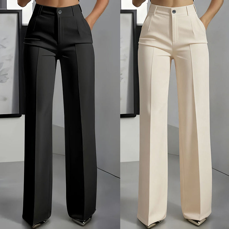 Damen-Anzughose mit hoher Taille