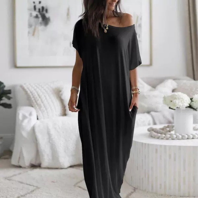 Elegantes Maxikleid mit Taschen | Leicht & Zeitlos
