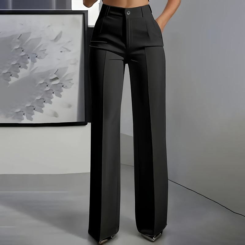 Damen-Anzughose mit hoher Taille
