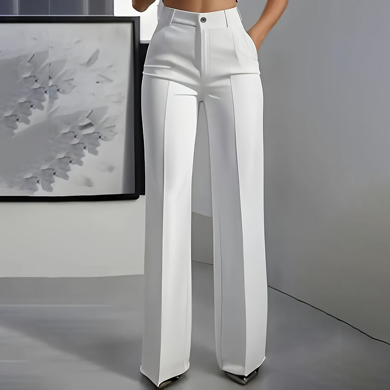 Damen-Anzughose mit hoher Taille