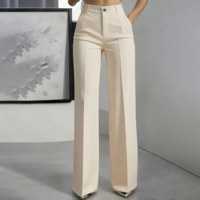 Damen-Anzughose mit hoher Taille
